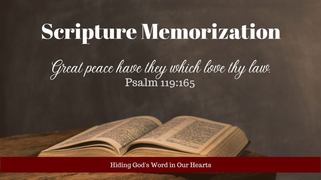 Bible Memorization graphic