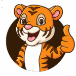 Cougar in a circle graphic