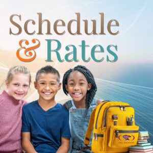 Schedule & Rates graphic