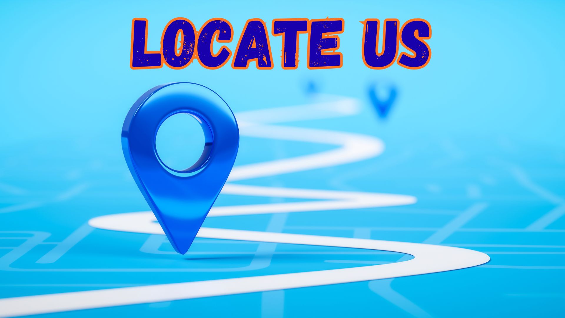 Graphic for the "Locate Us" page showing the map location.